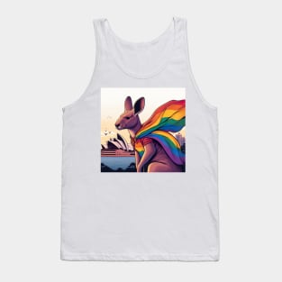 Gay Pride Kangaroo (Sydney, Australia) Tank Top